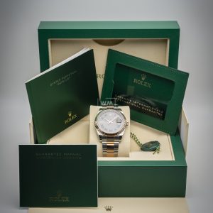 Rolex Datejust 41 Wimbledon Acero/Oro Rosa 01/2023 Usado.
