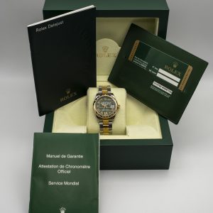 Rolex Datejust 31 Acero/Oro Amarillo Jubilee Esf. Verde Con Diamantes 2011 Muy Buen Estado 178343.