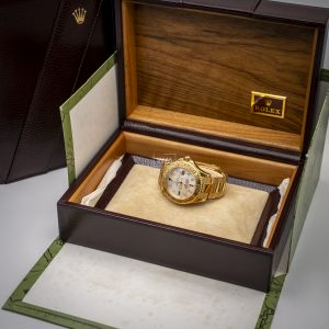 Rolex Yacht-Master II 16628B Oro amarillo Esf Madre Perla 2003 Buen Estado