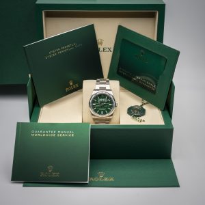 Rolex Oyster Perpetual 36 MM Esf.Verde 126000 Acero Nuevo a Estrenar 2026