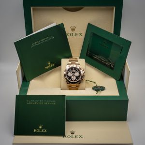 Rolex Daytona 126505 Oro rosa Esf Negra 07/2024 Como Nuevo
