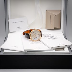 IWC Portofino Hand-Wound 45MM IW510107 Esf. Plata Buen Estado