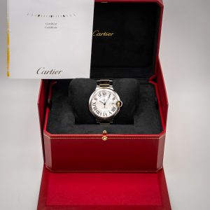 Cartier Ballon Bleu 44 MM Acero / Oro Amarillo 07/2011 Buen Estado / Completo