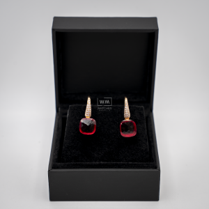 Pendientes Tipo Pomellato con Rodolitas