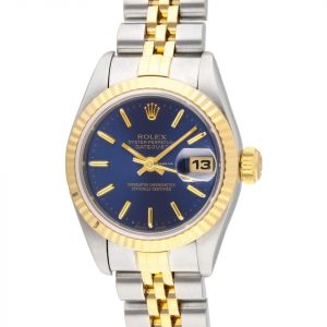 Rolex Datejust 69173 Acero / Oro amarillo jubilee Esfera Azul 1995 Buen estado.