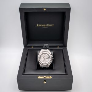 Audemars Piguet Royal Oak Offshore Chronograph Diamond White Gold 42MM 08/2012 Buen estado.
