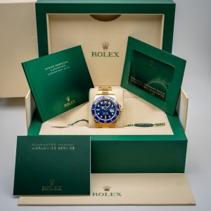 Rolex Submariner Date 126618LB 41 MM Oro Amarillo Esf.Azul 07/2022 Usado