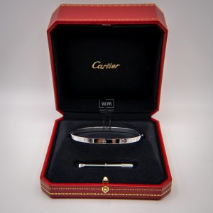 Pulsera Cartier Love Oro Blanco 01/2025 Buen Estado