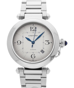 Cartier PashaWSTA0107 Acero Buen estado