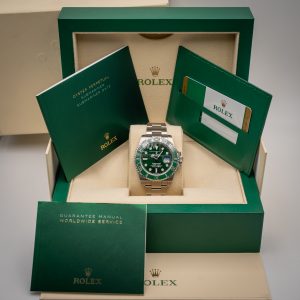 Rolex Submariner ( Hulk ) 40 MM 116610LV Acero Esf.Verde 10/2018 Usado