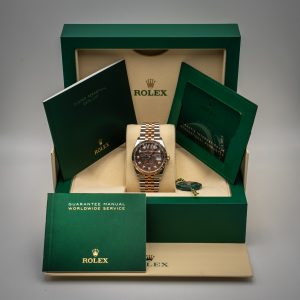Rolex Datejust 36 MM 126231 Acero / Oro Rosa 12/2023 Buen Estado