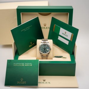Rolex Datejust 126200 36 MM Acero Esf Verde 05/2026 Nuevo a Estrenar