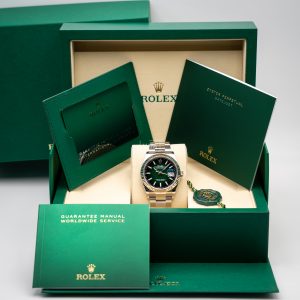 Rolex Datejust 36 MM 126334 Acero / Oro Blanco Esf.Verde 05/2026 Nuevo a Estrenar