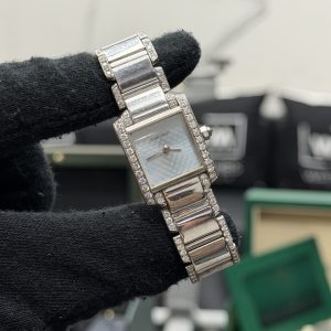 Cartier Tank Française 26 MM Acero / Oro Blanco Buen Estado