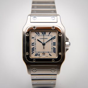 Cartier Santos Galbeé 29 MM Acero Buen Estado