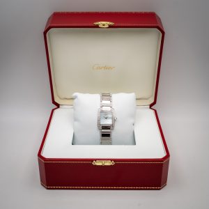 Cartier Tank Française 26 MM Acero / Oro Blanco Buen Estado