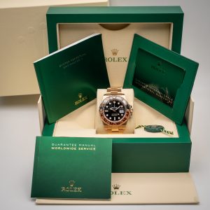 Rolex GMT-MASTER II 126715CHNR 40 MM Oro Rosa 08/2022 Buen Estado