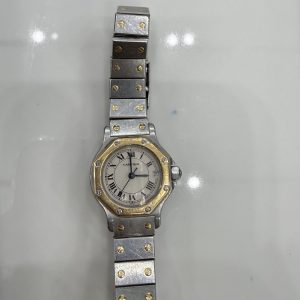 Cartier Santos 25 MM Acero / Oro Amarillo Usado