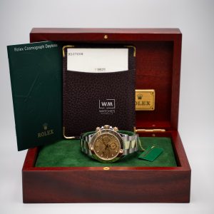 Rolex Daytona 116523 40 MM Acero / Oro Amarillo 01/2002 Usado