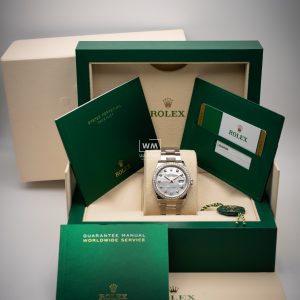 Rolex Datejust 126284RBR Acero / Oro Blanco con Diamantes 09/2020 Usado