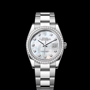 Rolex Datejust 126284RBR Acero / Oro Blanco con Diamantes 09/2020 Usado