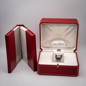 Cartier Santos Galbeé 24MM Acero MM Buen Estado