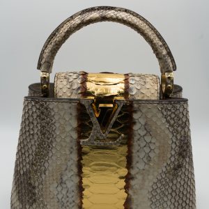 Bolso Louis Vuitton Capucine Exotic Python Leather Lizard 09/2025 Buen Estado