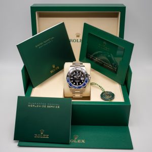 Rolex GMT-MASTER II (Batman) 40 MM 126710BLNR Acero 01/2025 Buen Estado